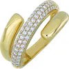 Bony Levy Kiera Diamond Pav‚ Crossover Ring In Gold