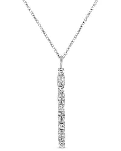 Bony Levy Liora 18k 0.26 Ct. Tw. Diamond Pendant Necklace In Metallic