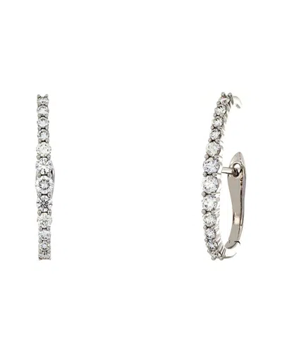 Bony Levy Liora 18k 0.78 Ct. Tw. Diamond Cuff Earrings In Metallic