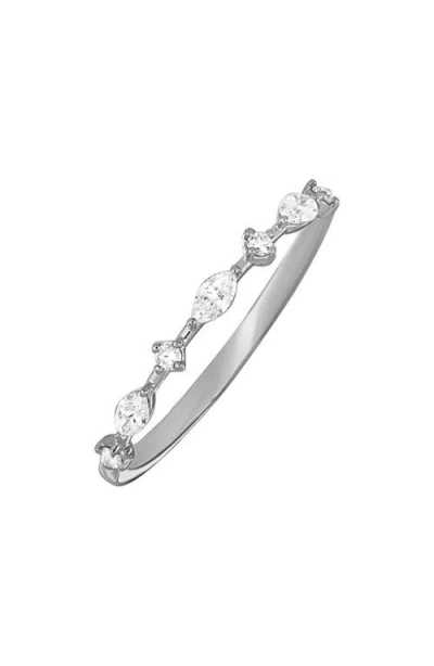 Bony Levy Monaco Diamond Stackable Ring In Metallic
