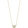 Bony Levy Liora Diamond Butterfly Pendant Necklace In Yellow Gold/diamond