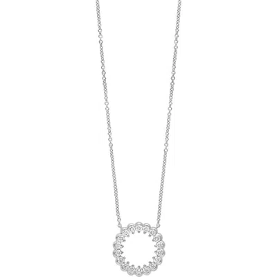 Bony Levy Liora Diamond Circle Pendant Necklace (nordstrom Exclusive) In 18kw