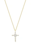 Bony Levy Liora Diamond Cross Pendant Necklace In 18k Yellow Gold