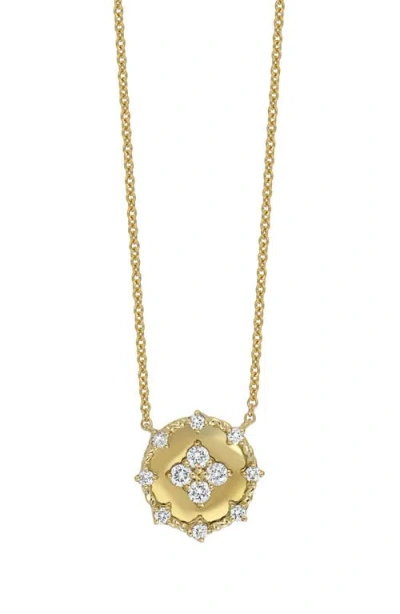Bony Levy Liora Diamond Disc Pendant Necklace In Gold