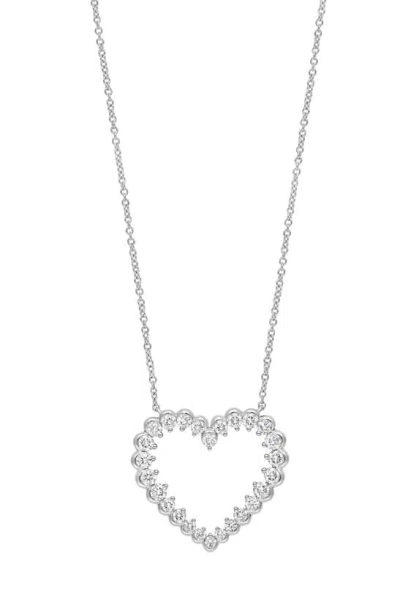 Bony Levy Liora Diamond Heart Pendant Necklace In Green