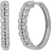 Bony Levy Liora Diamond Hoop Earrings In 18k White Gold