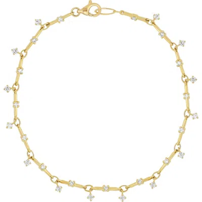 Bony Levy Liora Diamond Line Station Delicate Bracelet In Gold