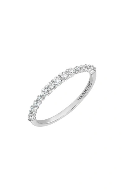 Bony Levy Liora Diamond Stacking Ring In 18k White Gold