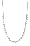 Bony Levy Liora Diamond Station Short Necklace In 18k White Gold/ Diamond