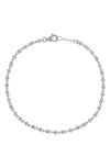 Bony Levy Liora Diamond Station Tennis Bracelet In Metallic