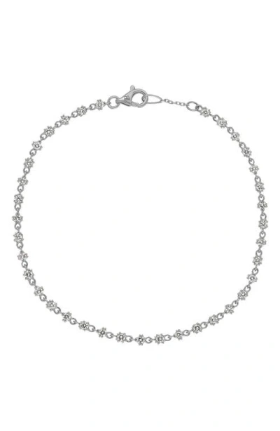 Bony Levy Liora Diamond Station Tennis Bracelet In Metallic