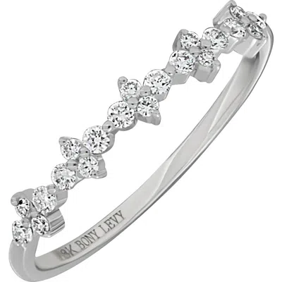 Bony Levy Liora Stackable Diamond Ring In 18k White Gold