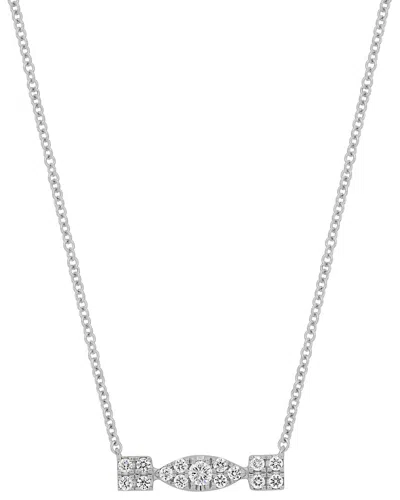 Bony Levy Maya 18k 0.11 Ct. Tw. Diamond Pendant Necklace In Metallic