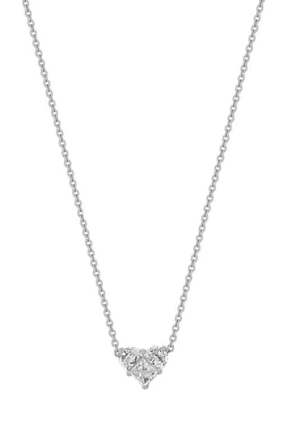 Bony Levy Maya Diamond Heart Pendant Necklace In 18k White Gold
