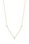 Bony Levy Maya Diamond Station Necklace In 18k Yellow Gold