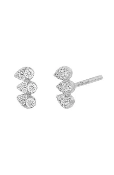 Bony Levy Maya Diamond Stud Earrings In Metallic