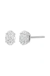 Bony Levy Maya Oval Pie-cut Diamond Stud Earrings In Metallic