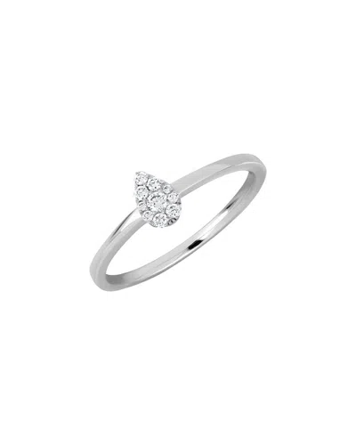 Bony Levy Mika 18k 0.11 Ct. Tw. Diamond Ring In Metallic