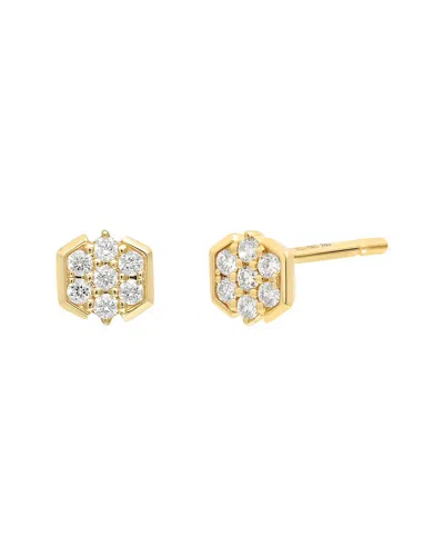 Bony Levy Mika 18k 0.17 Ct. Tw. Diamond Stud Ear Earrings In Gold
