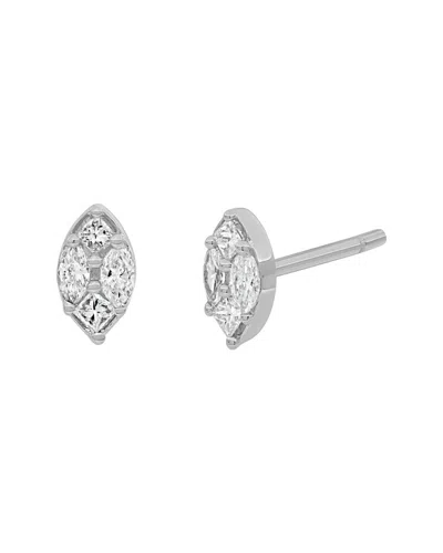 Bony Levy Mika 18k 0.20 Ct. Tw. Diamond Stud Ear Earrings In Metallic
