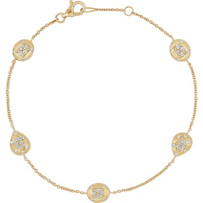 Bony Levy Mika 18k Gold Diamond Line Bracelet