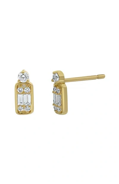 Bony Levy Mika Cluster Diamond Stud Earrings In 18k Yellow Gold