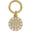 Bony Levy Mika Diamond Circle Charm In 18k Yellow Gold