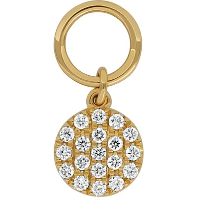 Bony Levy Mika Diamond Circle Charm In 18k Yellow Gold