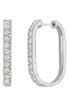 Bony Levy Mika Diamond Hoop Earrings In 18k White Gold