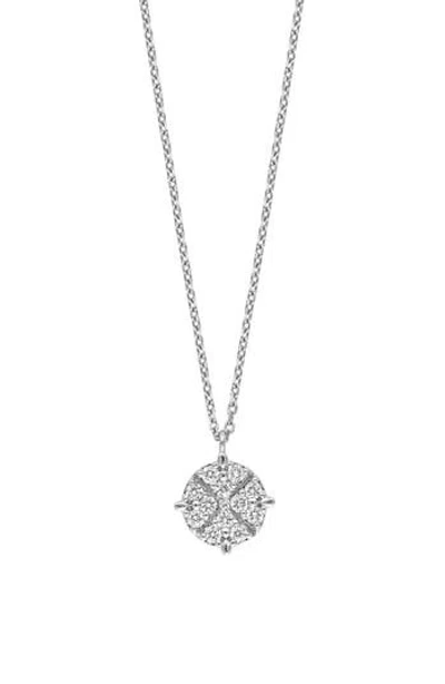 Bony Levy Mika Diamond Pendant Necklace In Neutral