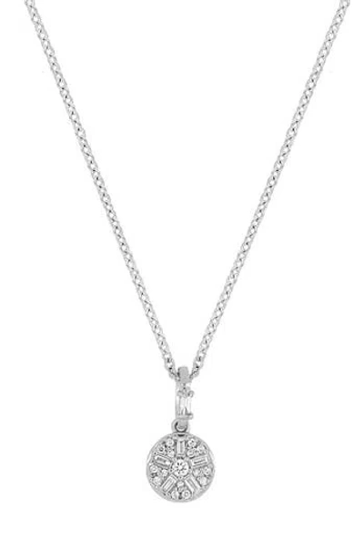 Bony Levy Mika Diamond Pendant Necklace In Metallic