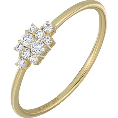 Bony Levy Mika Diamond Stacking Ring In 18k Yellow Gold