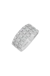 Bony Levy Mika Diamond Wide Band Ring In 18k White Gold