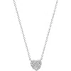 Bony Levy Mika Pavé Diamond Heart Pendant Necklace In 18k White Gold