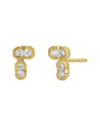 Bony Levy Monaco 18k 0.10 Ct. Tw. Diamond Stud Ear Earrings In Gold