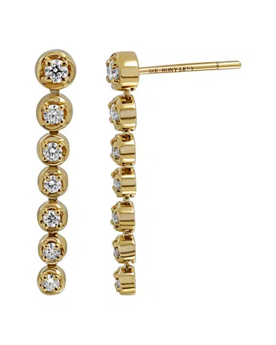 Bony Levy Monaco 18k 0.35 Ct. Tw. Diamond Drop Ear Earrings In Gold