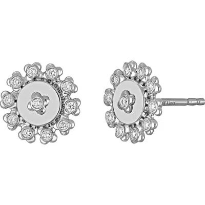 Bony Levy Monaco 18k Gold Diamond Stud Earrings In 18k White Gold