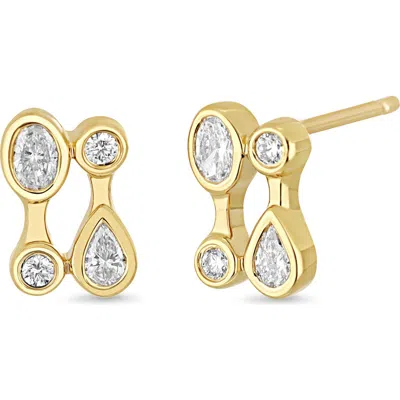 Bony Levy Monaco 18k Gold Diamond Stud Earrings In 18k Yellow Gold