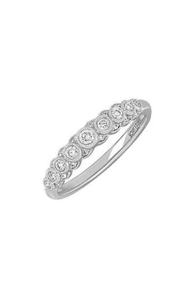 Bony Levy Monaco 18k White Gold Diamond Stackable Ring In Gray