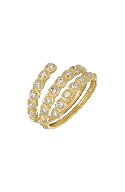 Bony Levy Monaco Diamond Coil Ring In Gold