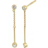 Bony Levy Monaco Diamond Drop Earrings In 18k Yellow Gold