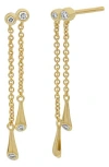 Bony Levy Monaco Diamond Drop Earrings In 18k Yellow Gold