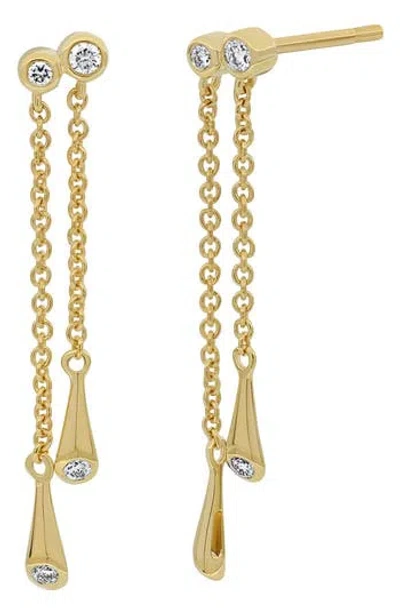 Bony Levy Monaco Diamond Drop Earrings In Gold
