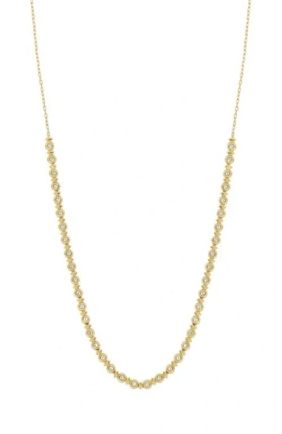 Bony Levy Monaco Diamond Frontal Necklace In 18k Yellow Gold