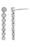Bony Levy Monaco Diamond Linear Drop Earrings In 18k White Gold