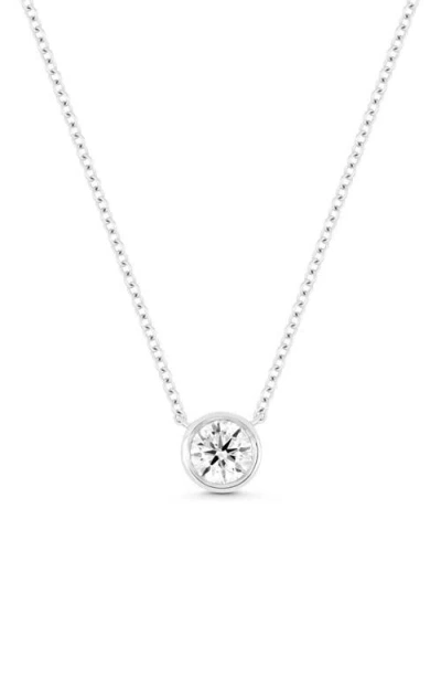 Bony Levy Monaco Diamond Solitaire Pendant Necklace (online Trunk Show) In Purple