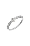 Bony Levy Monaco Diamond Stackable Ring In 18k White Gold