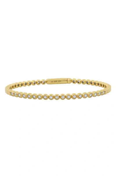 Bony Levy Monaco Diamond Stretch Bracelet In 18k Yellow Gold