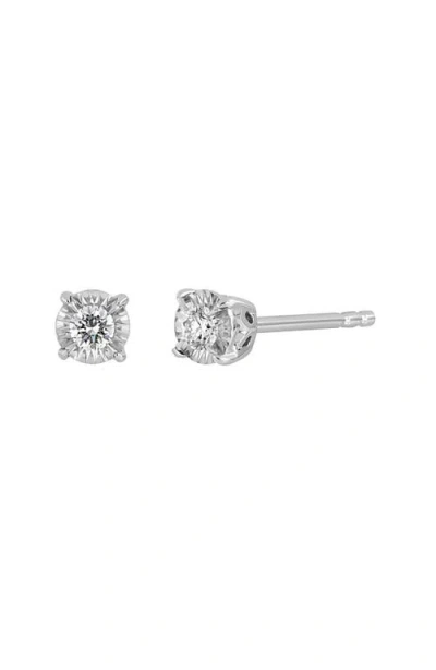 Bony Levy Monaco Diamond Stud Earrings In 18k White Gold