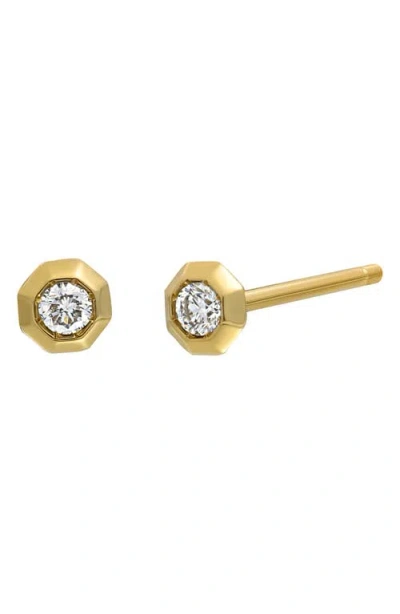 Bony Levy Monaco Diamond Stud Earrings In 18k Yellow Gold